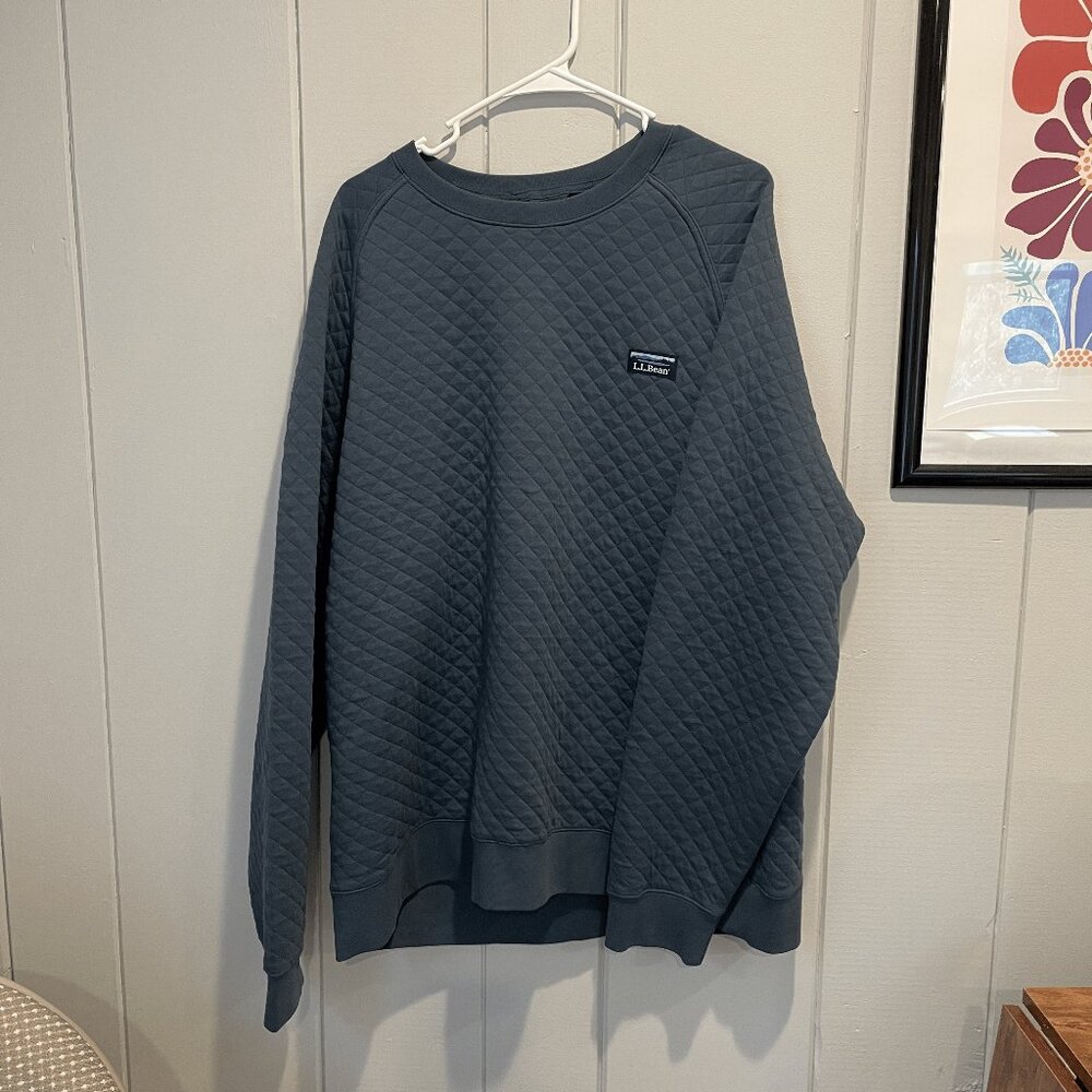 LL Bean 🥾 Men's Quilted Sweatshirt - Crewneck 🥾 Men's XL